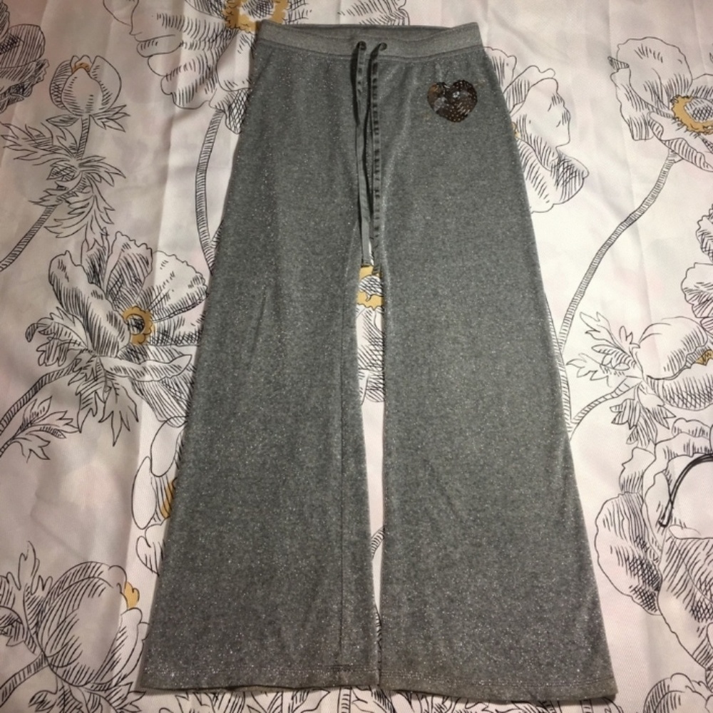PINK by VS🌟RARE FIND🌟velour shimmer lounge pants